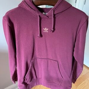 Adidas plum purple hoodie